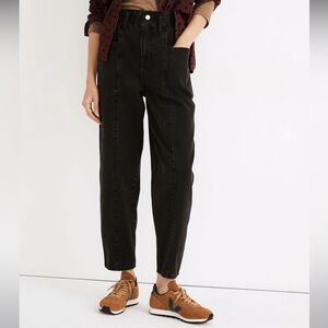 Madewell Elastic Waist Paperbag Pull-on Balloon Jeans